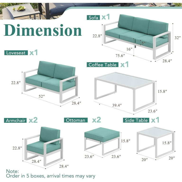 All modern 2024 outdoor sofa