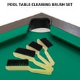 thumbnail image 3 of Worgeous 4pcs Pool Table Cleaning Brush Kit Pool Table Cleaner For Felt Portable Billiard Table Accessories Multifunctional Brush For Pool Table Maintenance, 3 of 8