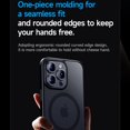 thumbnail image 2 of Allytech Magnetic Semi-Transparent Case for iPhone 15 Plus, [Detachable Camera Lens Protector & Compatible with MagSafe], Slim Shockproof Semi-Clear Matte Cover for iPhone 15 Plus 6.7 inch, Blue, 2 of 10