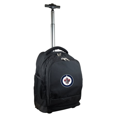 Black Winnipeg Jets 19 Premium Wheeled Backpack