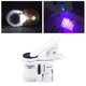 thumbnail image 3 of EeaseMX Microscopio portátil de 9595 W con cámara de vídeo y lupa de 60 aumentos, con clip universal y luz LED blanca/violeta (blanco), 3 of 7