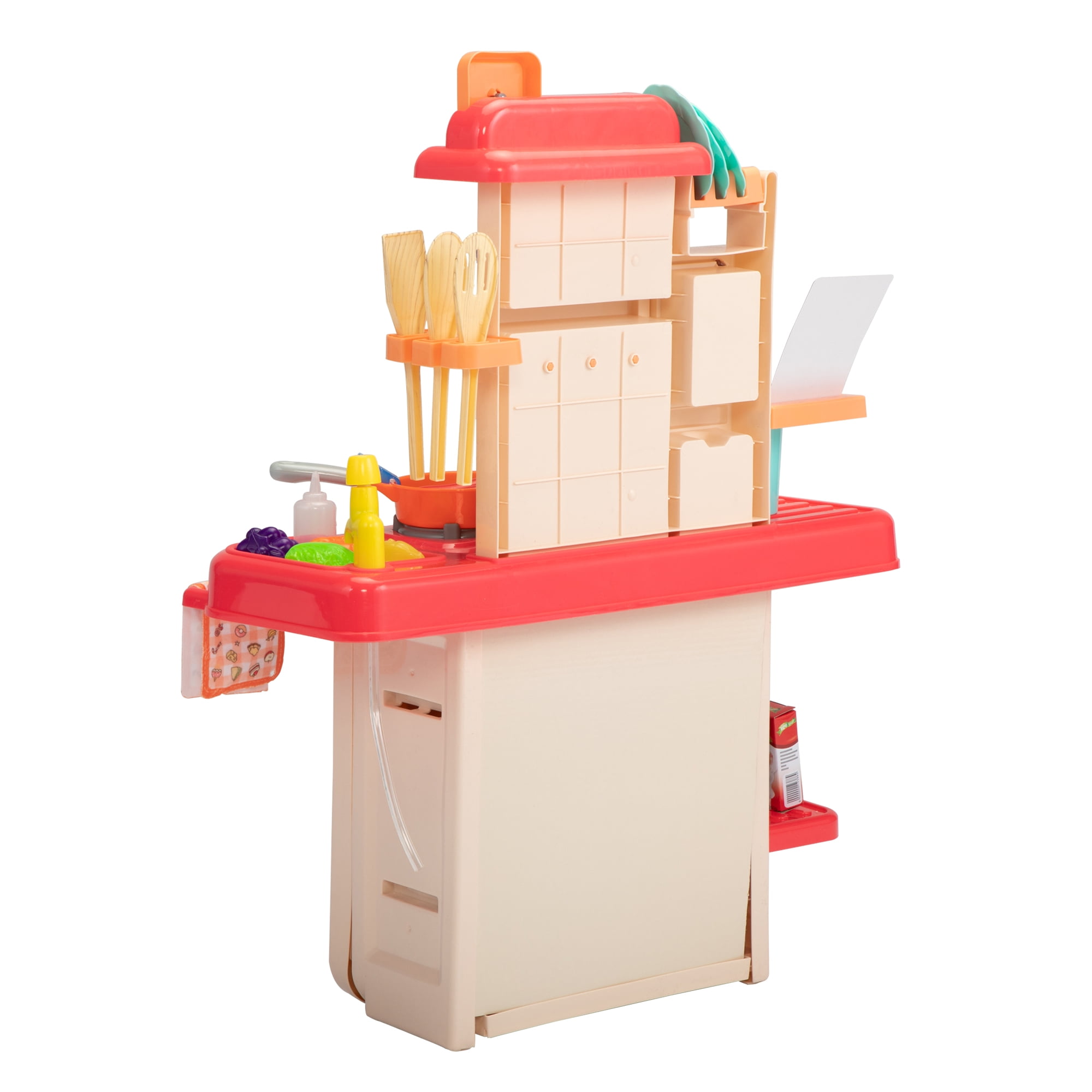 TOBBI Kids Play Kitchen Set Cooking Set with 42-Pieces Toy Kitchen  Accessories TH17X0731 - The Home Depot