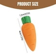 thumbnail image 3 of Cxui Scissors | Carrot Design Eraser Pack - Smooth Traceless Rubber for Art Projects And Professional Use, Creative Fruit Theme for Crafters, Durable Pvc Material, Multi-Purpose, Eraser Orange, 3 of 6