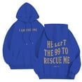 thumbnail image 2 of Christian Hoodies for Men 2025 I Am The One He Left The 99 To Rescue Me Hoodie Hooded Sweatshirt with Pockets Pullover, 2 of 6