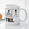thumbnail image 5 of CafePress - I Tri. - 11 oz Ceramic Mug - Novelty Coffee Tea Cup, 5 of 6