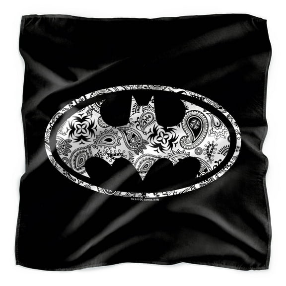 Batman Paisley Bat Bandana (21 in x 21 in)