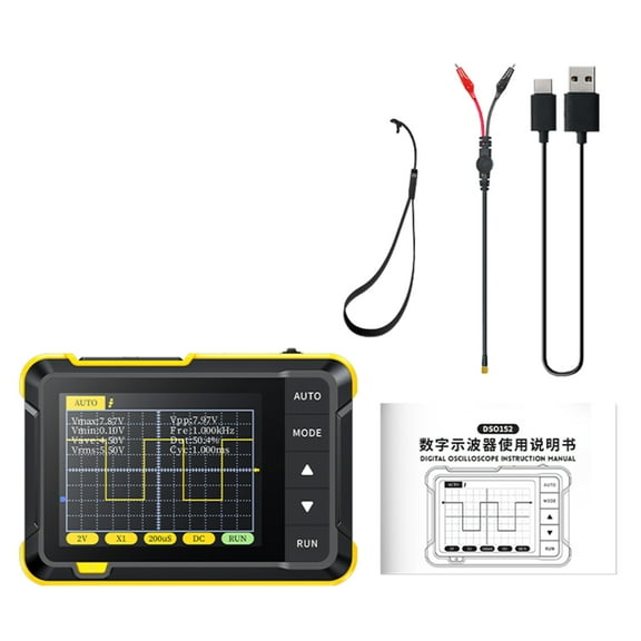 DSO152 Portable Digital Oscilloscope Mini Handheld Digital Oscilloscope 2.5MSa/s