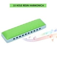 thumbnail image 3 of C Key 10-Hole ABS Resin Diatonic Harmonica for Beginners - Kids & Adults Practice/Entertainment Instrument with Accurate Tone, Exquisite Workmanship, Beautiful Design, Includes Transparent Storage, 3 of 6