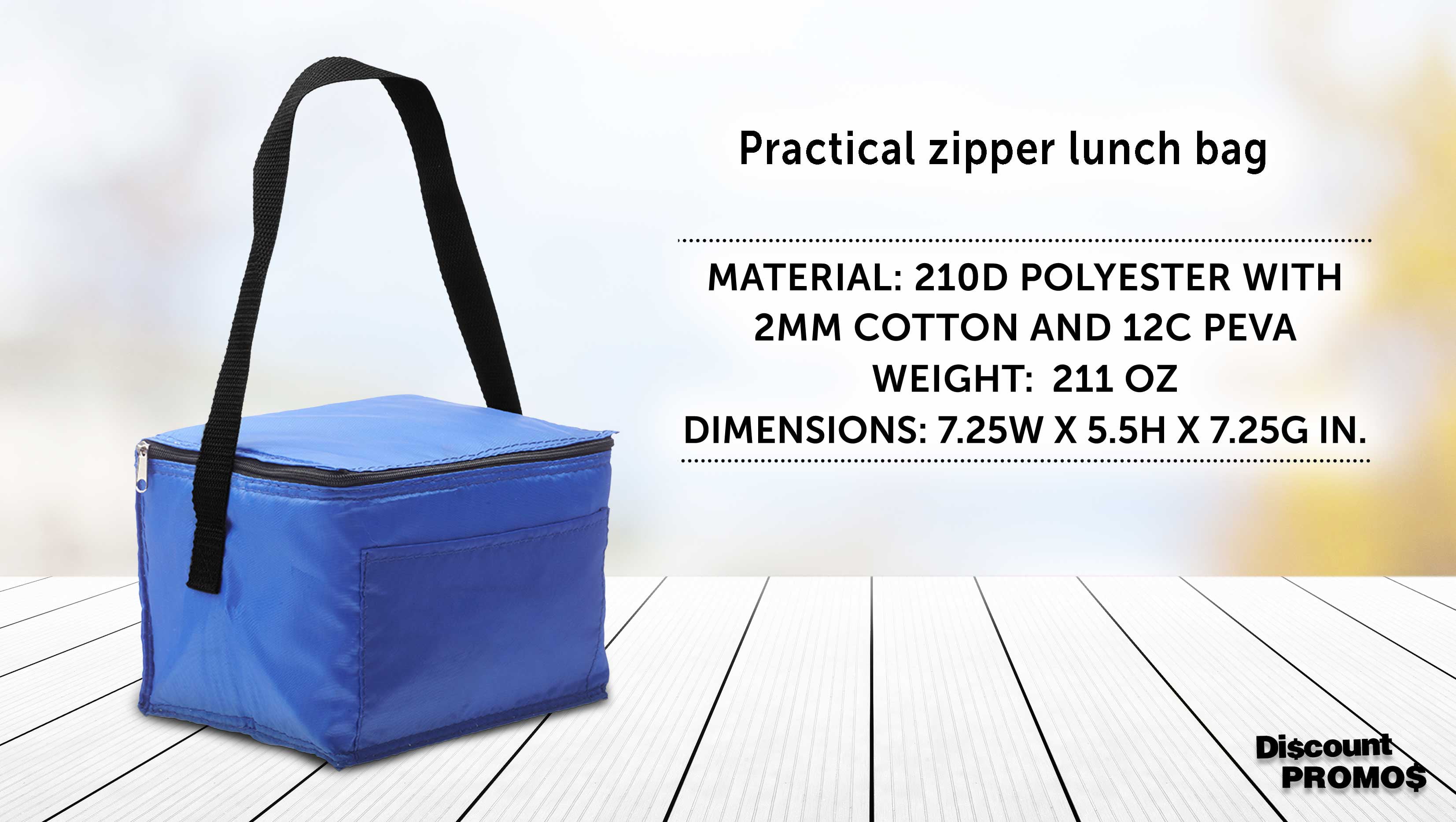 Small Lunch Bags Set of 10, Bulk Pack - Insulated, Fits 6 Cans