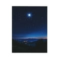 thumbnail image 2 of CozyNet Star Of Bethlehem Shining Brightly In The Dark Night Sky Symbol Of Holy Guidance Wall Art Prints With Frame Canvas Perfect for Living Room & Bedroom, Ready to Hang, Wall Decor 12"x16", 2 of 10