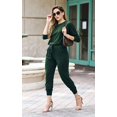 thumbnail image 2 of Conjunto Deportivo PRETTYGARDEN Mujer 2 Piezas Verde Oscuro Talle Grande, 2 of 5