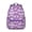 Purple, variant on Marine Life Backpack for Student Waterproof Scratch-Resistant Composite Oxford Cloth with Lighthouse, Sailboat, and Map Print, Comfortable Adjustable Straps, Perfect for Outdoor Activities