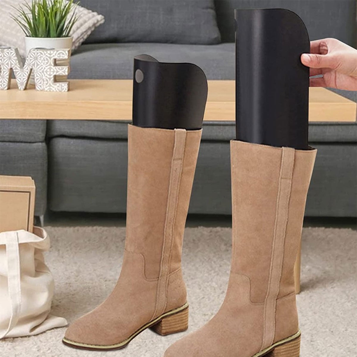 Multipurpose Boot Stands Prevent Creasing Boots Knee High Shoes