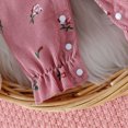 thumbnail image 6 of HCNTES Baby Girl Clothes Winter 1 3 6 9 12 18 Months Baby Girl Clothing Baby Girl Clothes Long Sleeve Romper Set Floral Outfits, 6 of 6
