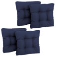thumbnail image 1 of Coussin de Chaise de Salle à Manger Capitonné en Polyester Filé Carré de 19 Po (Ensemble de Quatre), 1 of 2