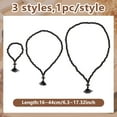 thumbnail image 2 of 3Pcs Christian Orthodox Prayer Rope Wooden Chotki 30/80/100 Knots Anglican Prayer Beads Blessing Prayer Beads with Tassel Religious Gift for Men Women Black, 2 of 9