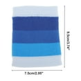 thumbnail image 4 of Unique Bargains 1 Pc Breathable Wrist Sweatbands Comfortable Sweatbands Wristband Sport White Blue, 4 of 6