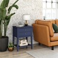 thumbnail image 2 of Ameriwood Home Franklin Accent Table with 2 Drawers in Navy, 2 of 5