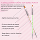thumbnail image 5 of Pinceles Liner, Pinceles Mano Alzada 9 Pzs, Punteros COLORIDOS, 5 of 5