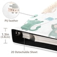 thumbnail image 3 of FORMRS 3 Ring Photo Album 4"x6" Self Adhesive Large Capacity PU Leather Cover, Cute Animal, 3 of 8