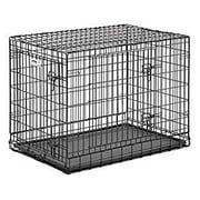 Angle View: MidWest Ultima Pro Series Dog Crate 37 Inches by 24.5 Inches by 28 Inches