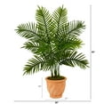 thumbnail image 2 of Nearly Natural 45in. Areca Palm Artificial Tree in in Terracotta Planter (Real Touch), 2 of 4