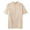 Khaki, variant on Mens Linen Shirts Hawaiian Floral Beach Short Sleeve Lapel Button Down Print Daily Wear Lapel Neck T Shirt Outdoors Cool Vacation T Shirt Summer Shirts Men