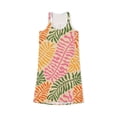 thumbnail image 2 of Rainbow Foliage Racerback Dress on White, 2 of 4