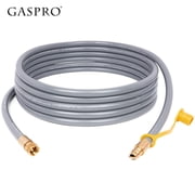 GASPRO 20FT Natural Gas Hose 3/8" ID with Quick Connect Fittings, Low-Pressure Gas Hose for Grill, Pizza Oven, Patio Heater, Weber, Char-Broil & More