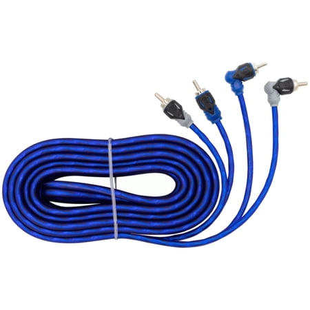 Raptor R4RCA10 10 Feet Dual-Twist 2-Channel RCA Cable - Mid Series