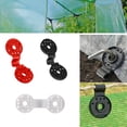 thumbnail image 1 of Clips para parterres de alta resistencia - Clips de plástico negro de 100 para tela de sombra, malla y tela de jardín, 1 of 9