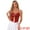 Red, variant on DARING DIVA Women's Metallic Halter Neck Clubwear Cami Top M Pink