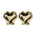 thumbnail image 2 of Regalos para el día de San Valentín, cerámica dorada, 14 de febrero, figura de gesto de corazón de amor festivo, decoración concisa para escritorio, sala de estar, TV, mueble, juego de adornos de gest, 2 of 6