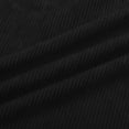 thumbnail image 5 of Gibobby Conjunto de sudadera informal para mujer Conjunto de cuello redondo de de Color sólido de otoño e invierno para mujer, suéter de manga larga de pana, (Negro,G), 5 of 5
