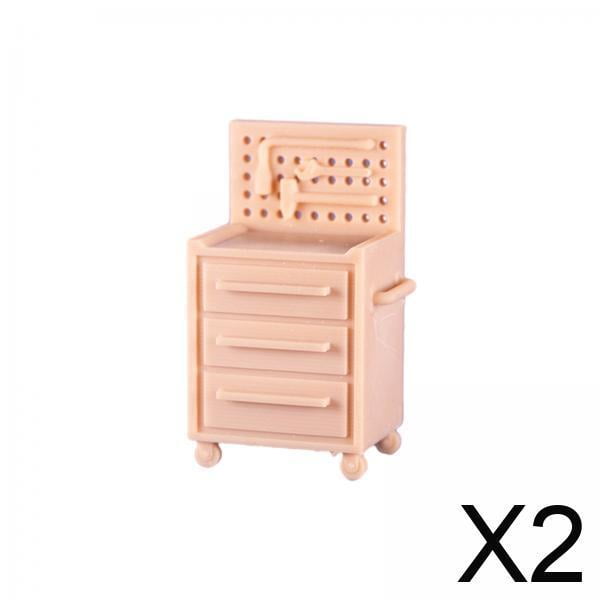 Herramienta De Reparación De Automóviles Para Gabinete, Modelo Pequeño Para Mesa De Arena Artesanal, Tablero De Adorno De Escritorio, Gabinete Móvil, 2x1/64