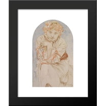 Envisage 20x24 Framed Art Print by Mucha, Alphonse