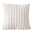 thumbnail image 4 of Funda de almohada de felpa Macarena cuadrada 43 cm x 43 cm blanca, 4 of 8