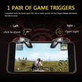 thumbnail image 3 of Botón de disparo del juego del teléfono 2x Juego de teléfono móvil Botón de disparo L1 R1 Shooter Trigger para iPhone Xiaomi Huawei JShteea Nuevo, 3 of 8