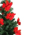 thumbnail image 2 of 4' Pre-Lit Poinsettias Artificial Christmas Tree - Multicolor Lights, 2 of 6