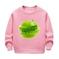 thumbnail image 2 of Afuyipoi Toddler Girls Cute Graphic Print Sweatshirts(2-12), Casual Long Sleeve Round Neck Pullover Top for School Pink 5 Years, 2 of 6