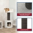thumbnail image 6 of TRIXIE Fonda XXL Sisal & Plush 2-Level 39" Cat Tree with Scratching Post & Condo, Gray, 6 of 9