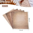 thumbnail image 2 of Uxcell Vintage Paper Parchment Paper Old Aged Paper for Scrapbooking, Gift Wrapping, Certificates Brown, 2 of 6