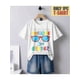 thumbnail image 1 of 3rd Grade Awesome T-Shirt For Boys & Girls - Red Cotton Crew Neck With Glasses & Stars Design, Lightweight & Comfortable, Back To School Casual Top, School Spirit Apparel | Playful Design, 1 of 6