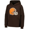 thumbnail image 2 of Youth Brown Cleveland Browns Team Logo Pullover Hoodie, 2 of 3
