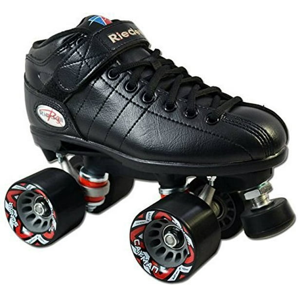 Riedell R3 Black Quad Speed Skates