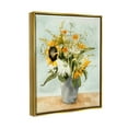 thumbnail image 3 of Stupell Industries Mixed Sunflower Bouquet Country Florals Painting Metallic Gold Floating Framed Canvas Print Wall Art, Design by Emma Caroline, 3 of 6