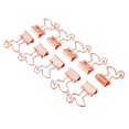 thumbnail image 1 of 10 Piezas Clips Metálicos Sujetapapeles Pinzas de Papel Abrazaderas de Carpeta y Clips Organizador Resorte Fuerte para Oficina Escuela Hogar, 1 of 9
