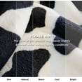 thumbnail image 6 of Gentlesoft Cow Print Blanket for Christmas, Cute Cow Bedding Sherpa Fleece Thick Warm Throw Blanket Cozy Gifts for Women, Men, Kids, Teen Girls & Boys, Grandkids, Black and White, 50"x60", 6 of 8