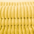 thumbnail image 6 of Phantoscope 18" x 18" Modern, Contemporary, Transitional Yellow Striped Polyester Throw Pillow , ( 2 Count), 6 of 6