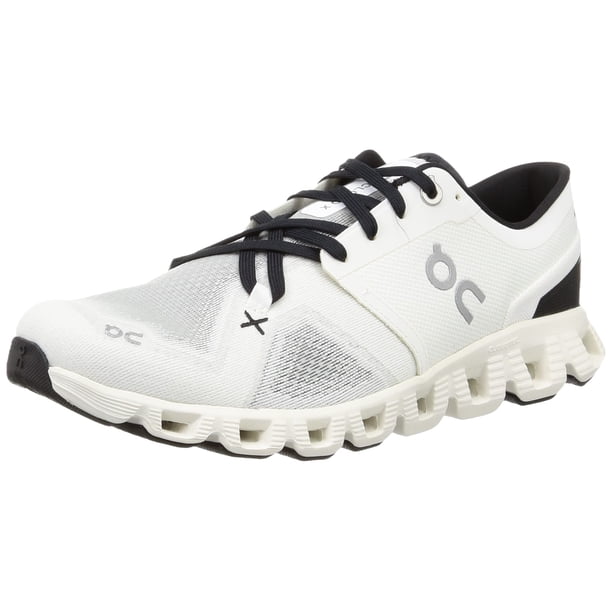 Zapatillas On Cloud X 3 para hombre, color marfil/negro, talla 8, talla M EE. UU.